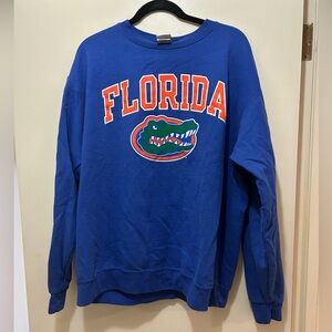 Champion Blue Sweatshirt with Florida logo